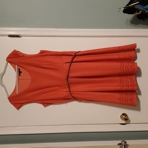 Peachy pink size 18w dress